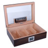 Хьюмидор Lubinski на 50 сигар cо стеклом и магнитными перегородками, Орех (уценка)