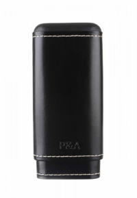 Чехол P&A на 3 сигары Черчилль, натуральная кожа и кедр