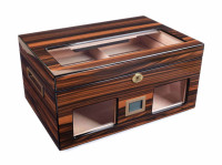 Хьюмидор Lubinski на 100 сигар cо стеклом, Макассар (уценка)