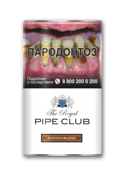 Трубочный табак THE ROYAL PIPE CLUB Scotch Blend кисет 40 гр