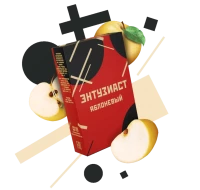 Табак для кальяна Энтузиаст ЯБЛОНЕВЫЙ 25 гр