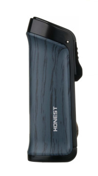 Зажигалка сигарная Honest, тройное пламя, с пробойником, темно-синяя