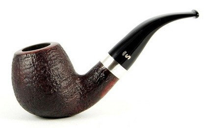 Трубка STANWELL STERLING Black Sandblast 185 9mm