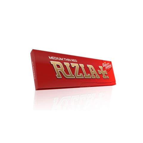 Бумага для самокруток RIZLA+ Regular Ultra Thin Red 50