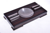 Пепельница TOM RIVER на 2 сигары, макассар