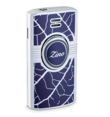 Зажигалка Zino Lighter 'Graphic Leaf' Jet Flame Blue & Grey