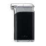 Зажигалка трубочная Colibri Pacific с тампером, матовый черный-хром