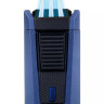 Зажигалка сигарная Colibri Stealth (тройное пламя), синий лак Navy