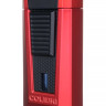 Зажигалка сигарная Colibri Stealth (тройное пламя), красный металлик