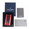 Зажигалка сигарная Colibri Stealth (тройное пламя), красный металлик