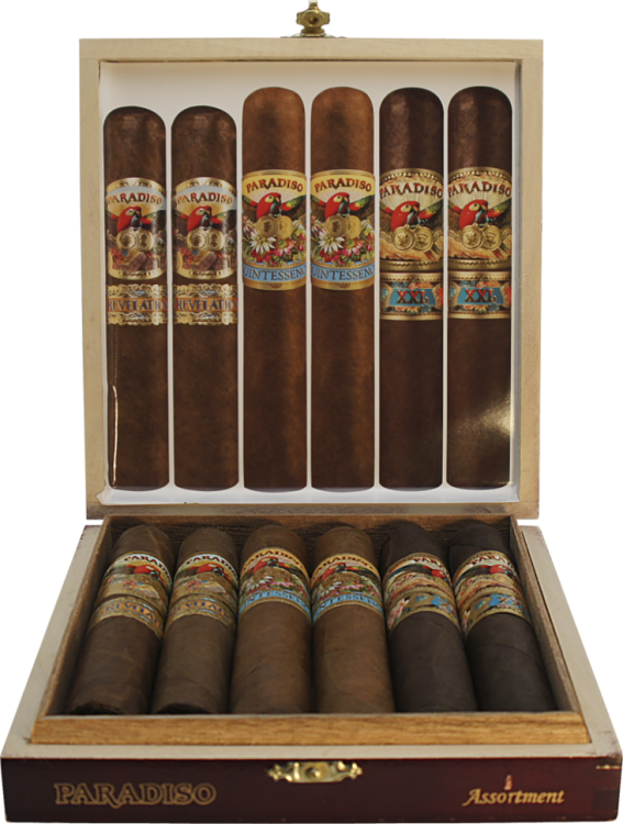 Подарочный набор сигар PARADISO Sampler XXL 6