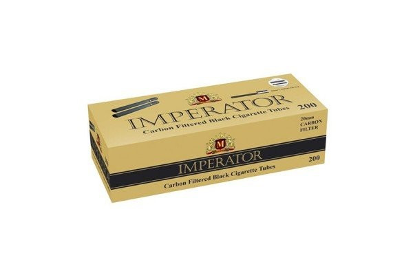 Гильзы сигаретные IMPERATOR Black Carbon Long 200