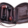 Сумка P&A для 4 трубок и табака, натуральная буйволиная кожа, подарочная упаковка