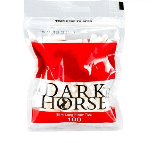 Фильтры для самокруток DARK HORSE Slim Long 100, 6 мм