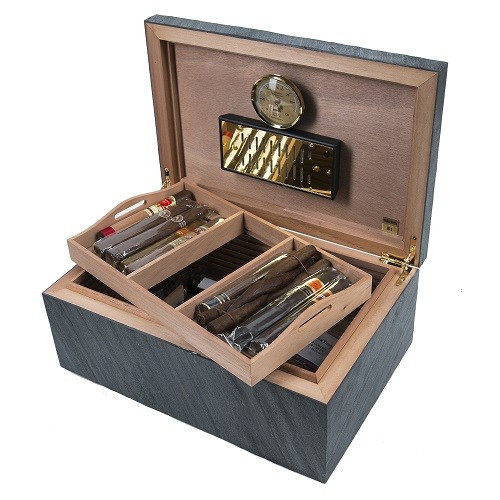 Хьюмидор Adorini Black Slate Deluxe L