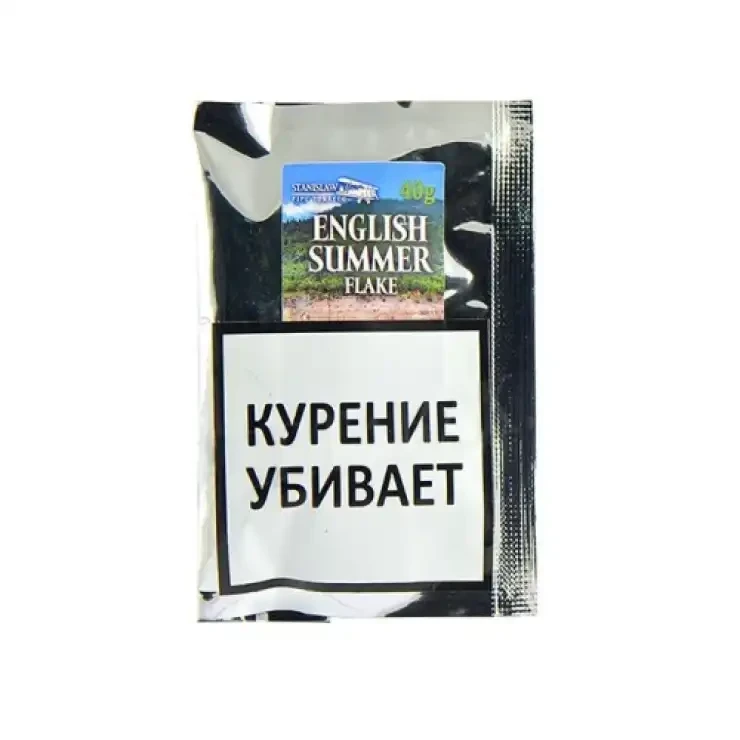 ТАБАК ТРУБОЧНЫЙ STANISLAW ENGLISH SUMMER FLAKE 40 гр