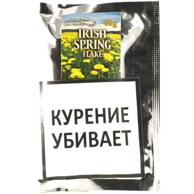 ТАБАК ТРУБОЧНЫЙ STANISLAW IRISH SPRING FLAKE 40 гр