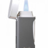 Зажигалка Caseti сигарная турбо (двойное пламя), серая
