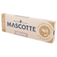 Бумага для самокруток MASCOTTE Extra Thin Organic Size 1 1/4