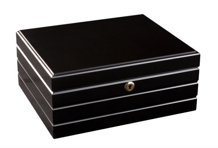 Хьюмидор ADORINI Firenze - Deluxe,на 75 сигар, черный