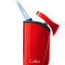 Зажигалка сигарная Colibri Falcon, красный металлик