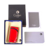 Зажигалка сигарная Colibri Falcon, красный металлик