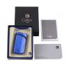 Зажигалка сигарная Colibri Falcon, синий металлик