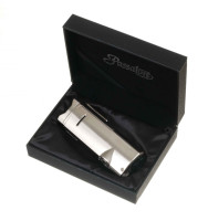 Зажигалка сигарная Passatore, тройное пламя, матовое серебро