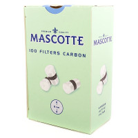 Фильтр для самокруток MASCOTTE Carbon 100, 8 мм
