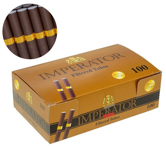 Гильзы сигаретные IMPERATOR Brown Super Long Gold 100