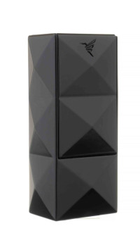 Зажигалка сигарная Colibri Quasar, двойное турбопламя, черный лак