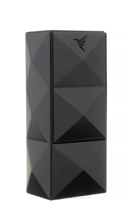 Зажигалка сигарная Colibri Quasar, двойное турбопламя, черный лак