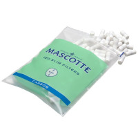 Фильтр для самокруток MASCOTTE Slim Carbon 120, 6 мм