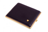 Портсигар Stoll на 26 сигарет, натуральная кожа, Олень