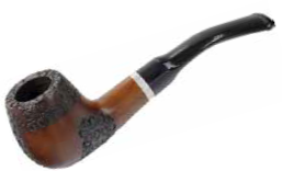 Трубка курительная Pipsan №KD123 охладитель, с кольцом