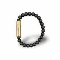 ПРОБОЙНИК PUNCH BRACELET GOLD MATTE BLACK ONYX (SMALL 15-17 см)