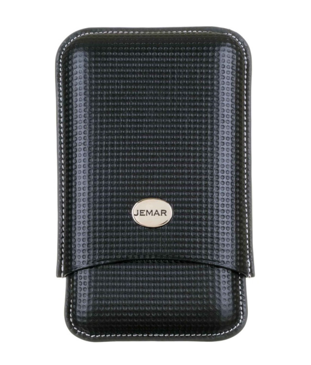 Чехол Jemar на 3 сигары, натуральная кожа