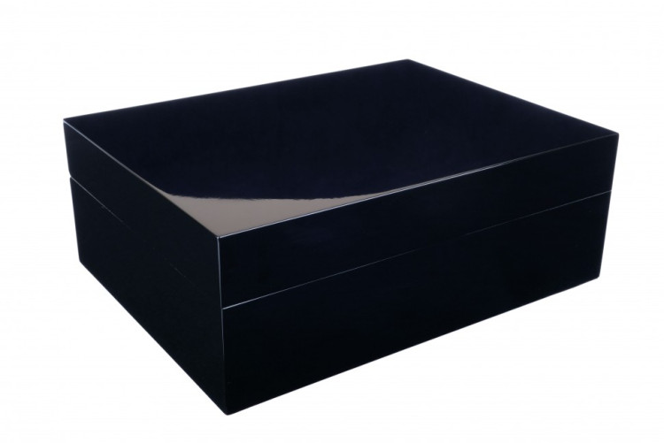 Хьюмидор Howard Miller на 50 сигар, Черный глянцевый лак