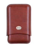 Чехол Jemar на 3 сигары, натуральная кожа