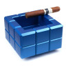 Пепельница Colibri Heritage Cube, Синий лак Navy