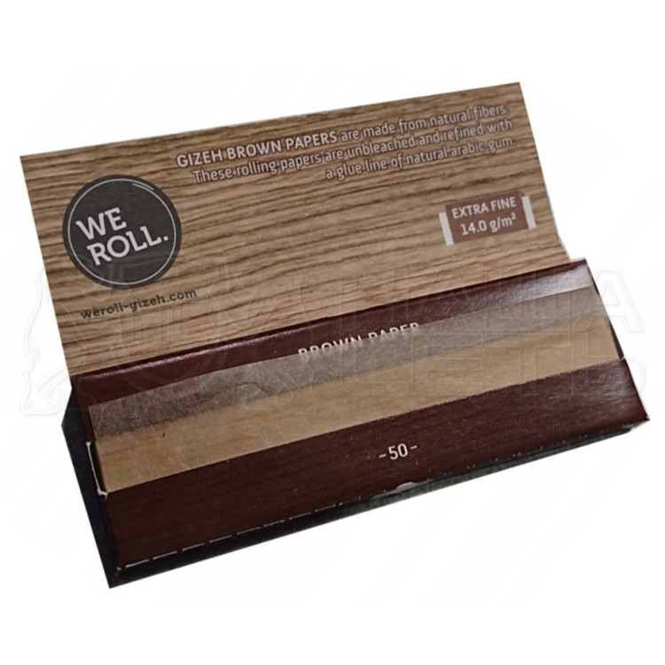 Бумага для самокруток GIZEH 1 1/4 Brown Extra Fine Brown