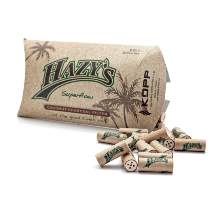 Фильтры для самокруток Hazy`s Coconut Charcoal