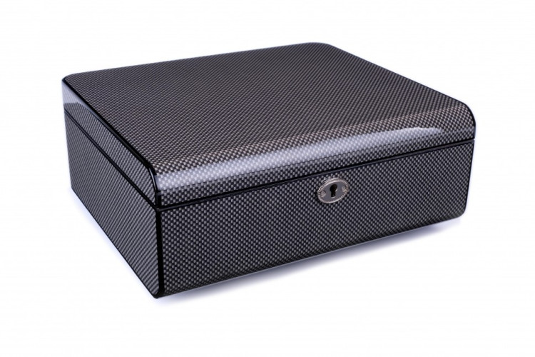 Хьюмидор Tom River на 30 сигар, Карбон