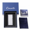 Зажигалка Caseti, турбо, супертонкая, хром