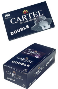 Бумага для самокруток CARTEL DOUBLE BLACK 100