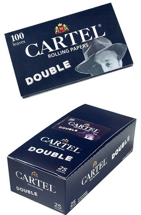 Бумага для самокруток CARTEL DOUBLE BLACK 100