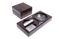Пепельница сигарная Lubinski с набором, Орех (уценка)