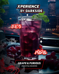 Табак для кальяна DARKSIDE Xperience Grape & Furious 120 г