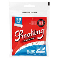 Фильтры для самокруток SMOKING Slim Classic 120, 6 мм