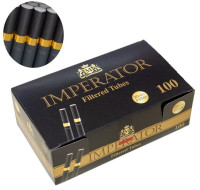 Гильзы сигаретные IMPERATOR BLACK SUPER LONG GOLD 100